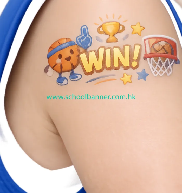 event-souvenir-temporary-tattoo WIN 鼓勵標語學校水印紋身貼紙