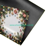 噴畫黑背帆布實物展示,適用於戶外橫額
