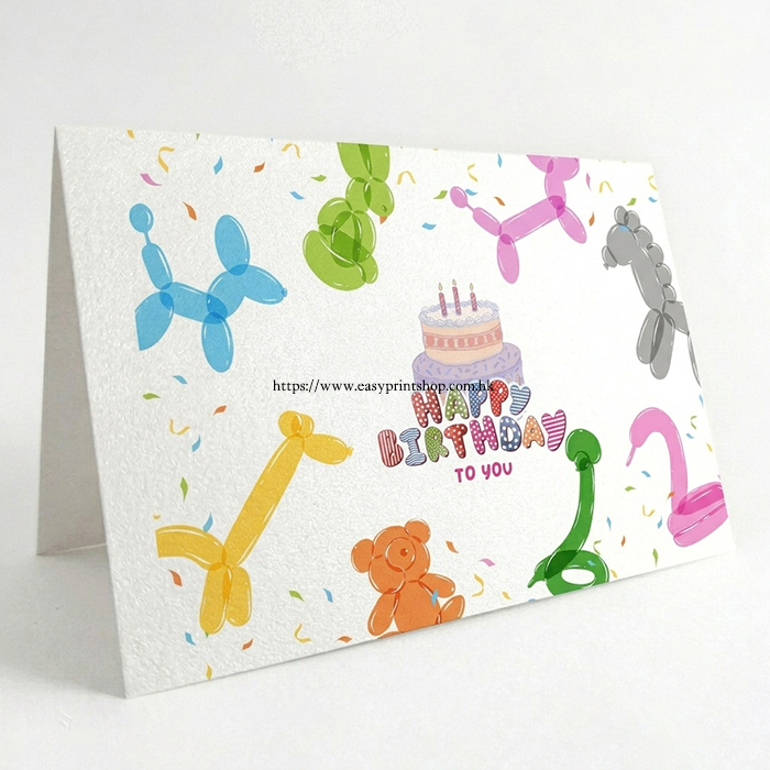 安格質感摺卡與邀請函印刷 Eggshell texture foldable card and invitation printing sample