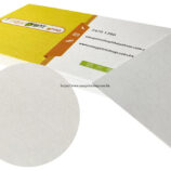 Eggshell card close-up showing pearlescent paper surface texture