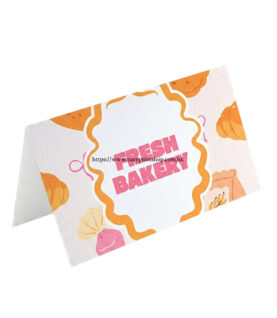 Eggshell finish foldable card with fine granular texture