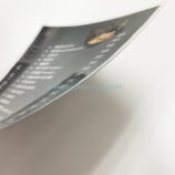 25C laminated menu with durable waterproof coating