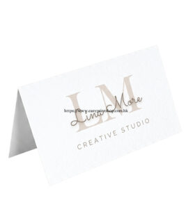 Inspiration finish foldable card with unique natural texture